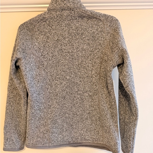 Patagonia Heathered Gray Zip-Up Fleece - Picture 4 of 6